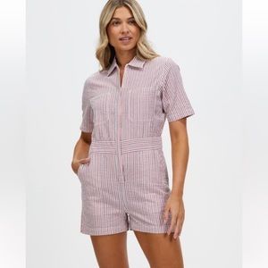 Brixton woman romper mersey short coverall NWT small